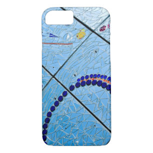 Abstract Blue Mirror Mosaic iPhone 8/7 Case