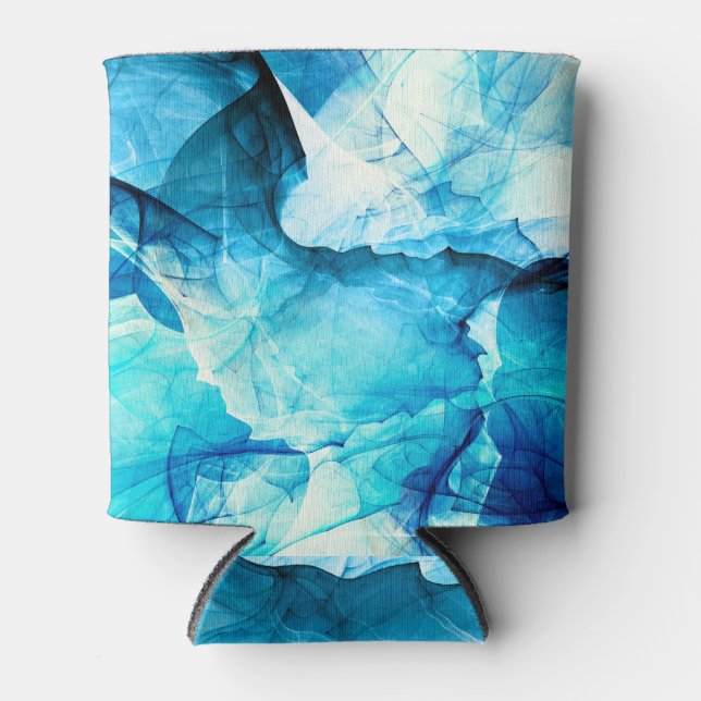 Abstract blue motion: fractal composition. can cooler (Front)