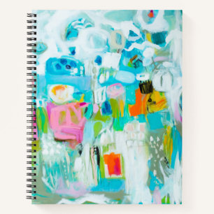Abstract Blue Notebook