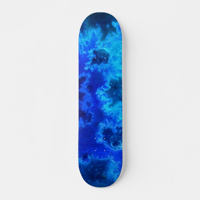 Abstract Blue Ocean Aerial Skateboard (Front)