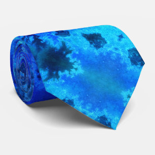 Abstract Blue Ocean Aerial Tie