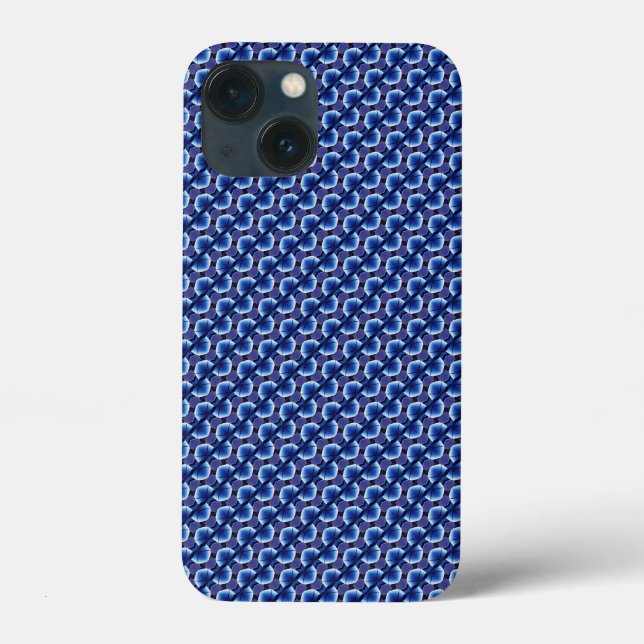 abstract blue pattern Case-Mate iPhone case (Back)