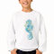 Abstract Blue Seahorse