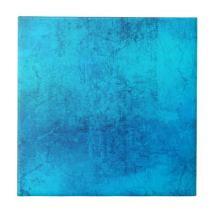 Abstract blue solid colour design tile