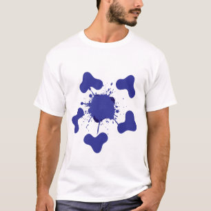 Abstract Blue Splash Men's T-Shirt