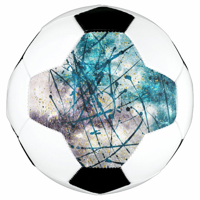 Abstract blue strokes football (Front)
