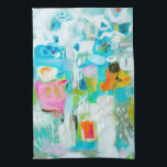 Abstract Blue Tea Towel<br><div class="desc">Abstract Blue by Karen Fields</div>
