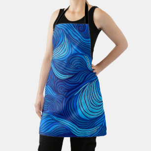 Abstract Blue Turquoise Ocean Water Waves   Apron