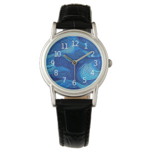 Abstract Blue Turquoise Ocean Water Waves   Watch