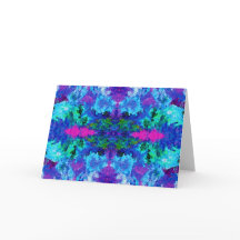 Abstract Blue (Version 2) Blank Customisable