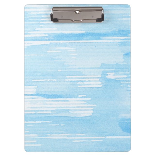 Abstract blue watercolor background, texture. 2 clipboard (Front)