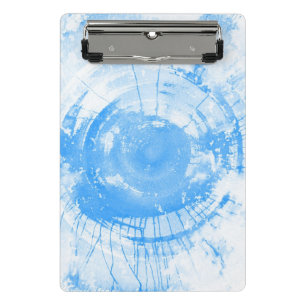 Abstract blue watercolor background, texture. mini clipboard