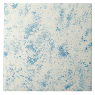 Abstract Blue Watercolor Texture Tile