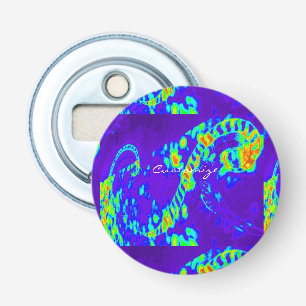 abstract blue waves Thunder_Cove Bottle Opener