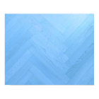 Abstract Blue Wood Floor Board | Poster