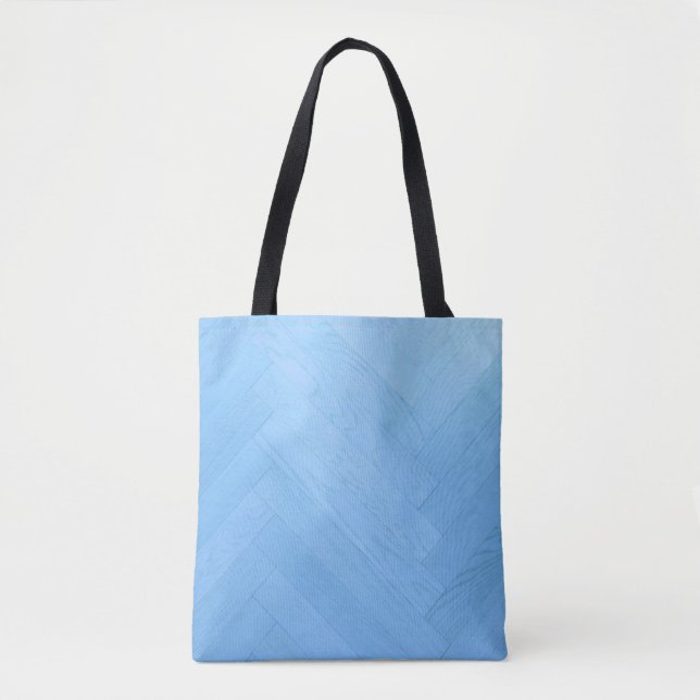 Abstract Blue Wood Floor Board | Tote Bag (Front)
