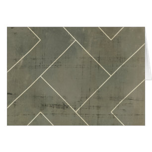 Abstract Blueprint with Geometric Shapes