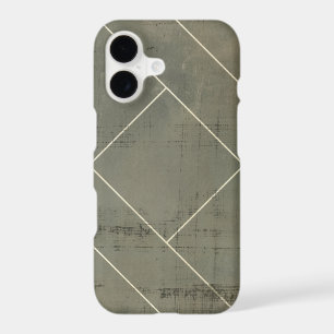 Abstract Blueprint with Geometric Shapes