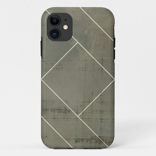 Abstract Blueprint with Geometric Shapes Case-Mate iPhone Case (Back)