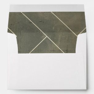Abstract Blueprint with Geometric Shapes Envelopes