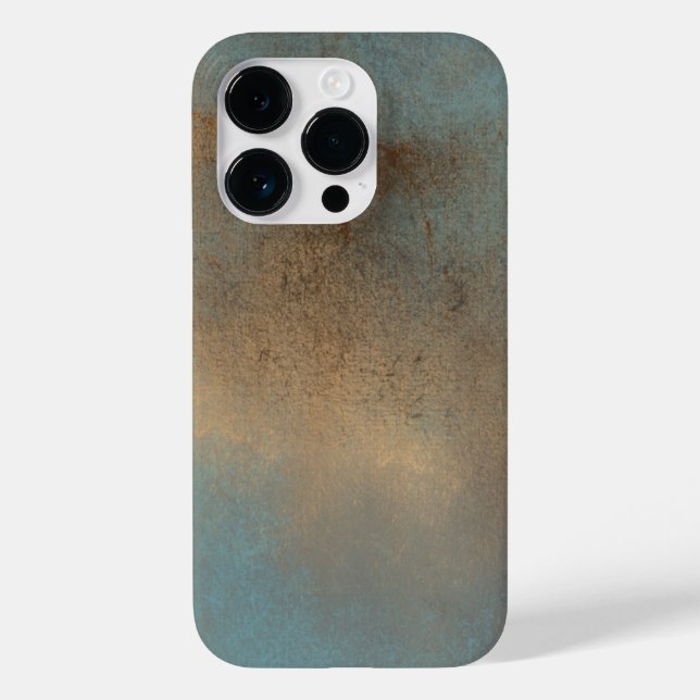 Abstract Blues Brown Art Case-Mate iPhone Case (Back)