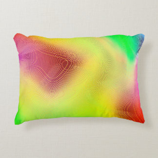 abstract blur background. multicolored graphic pat decorative cushion