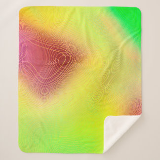 abstract blur background. multicolored graphic pat sherpa blanket