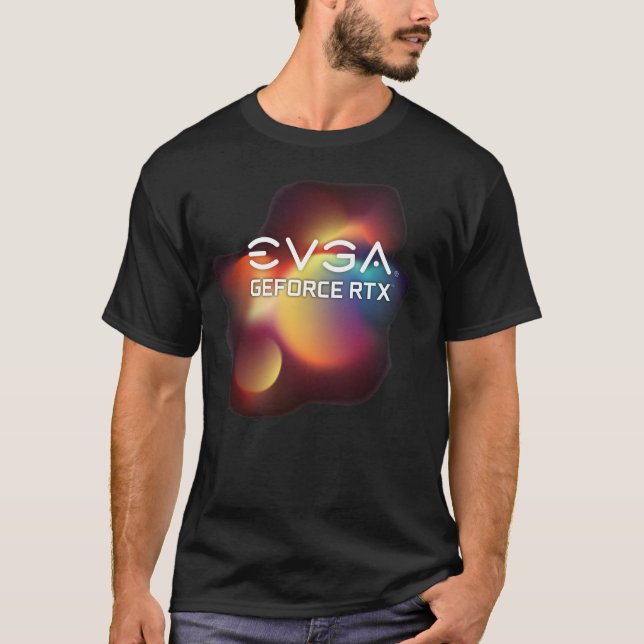 Abstract Blur EVGA RTX T-Shirt (Front)