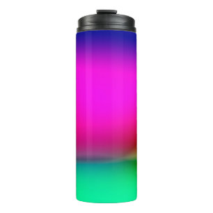 abstract blur lights background, colorful pattern  thermal tumbler