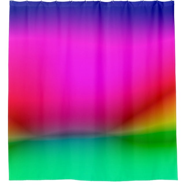 abstract blur lights background, colourful pattern shower curtain (Front)