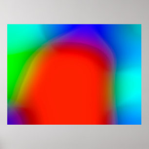 abstract blurred background, colourful vintage pat poster