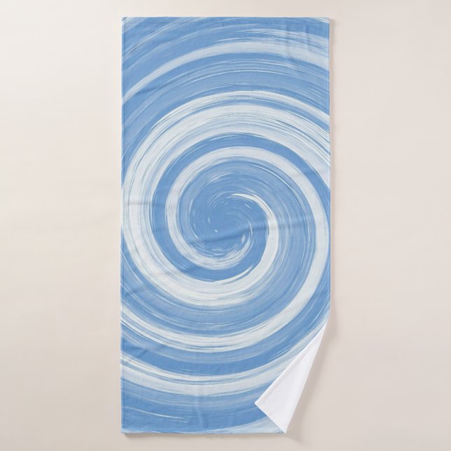 abstract blurred background, vintage geometric tex bath towel (Bath Towel)