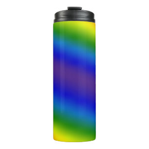 Abstract blurred gradient mesh background in brigh thermal tumbler