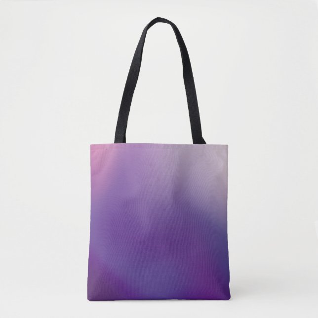 Abstract blurred gradient mesh background in brigh tote bag (Front)