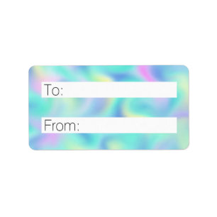 Abstract Blurred Pretty Pastel TO FROM gift tags