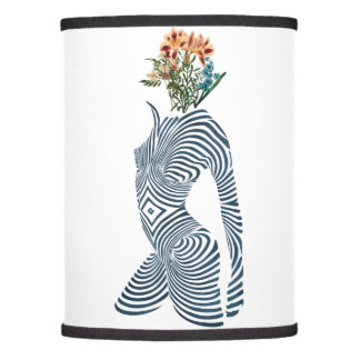 Abstract Body Shape Flowers Lamp