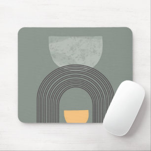 Abstract Bohemian shapes pattern Mouse Mat