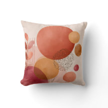 Abstract Boho Circles /Warm Terracotta