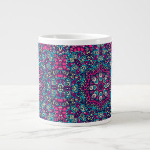 ABSTRACT BOHO FESTIVE MANDALA PATTERN MUG