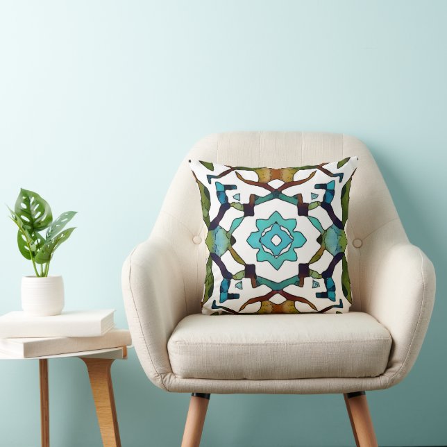 Abstract Boho geometrical Design 304 Cushion (Chair)