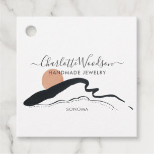Abstract Boho Jewellery Designer Product Favour Tags