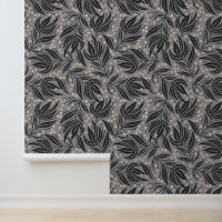 Abstract Boho Leaf Pattern Motif