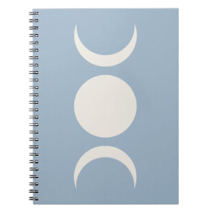 Abstract Boho Moon Pattern Notebook