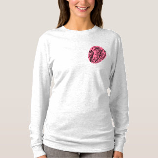Abstract Boho Paint Blob With Wildflowers T-Shirt