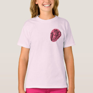 Abstract Boho Paint Blob With Wildflowers T-Shirt