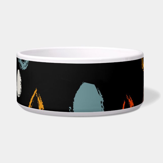 Abstract boho raindrops, tribal doodle. (Front)