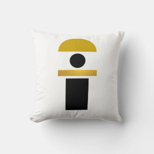 Abstract Boho Shapes Modern  Cushion