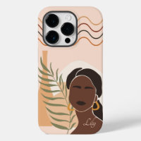 Abstract Boho Woman Illustration , Boho Chic