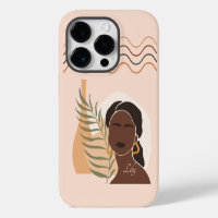 Abstract Boho Woman Illustration , Boho Chic