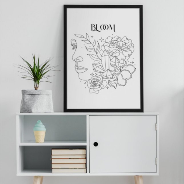 Abstract Boho Woman Illustration  Poster (Creator Uploaded)